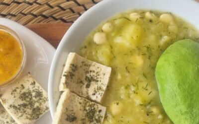 LOCRO DE PAPAS VEGANO CON CHOCHOS