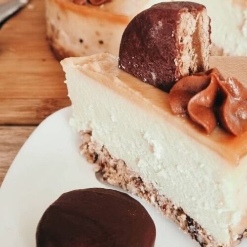 CHEESECAKE VEGANO DE CHOCHOS Y TOFU SIN GLUTEN SIN AZUCAR