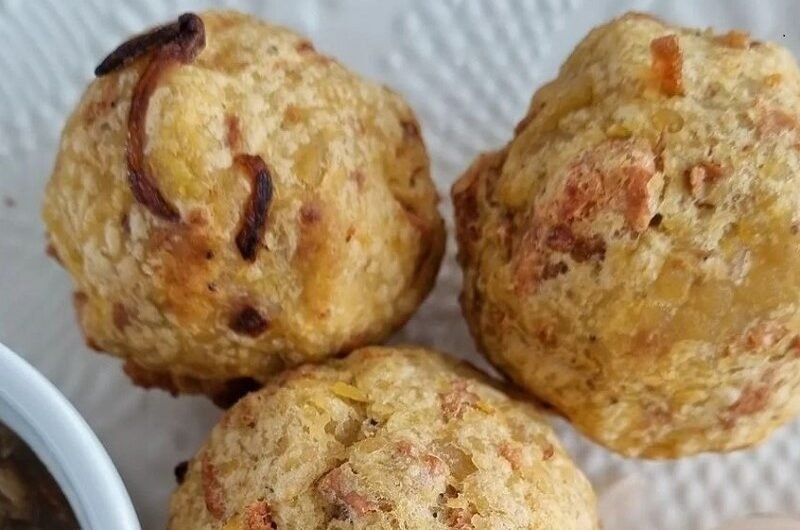 Bolon Vegano de Chicharrón y Tofu