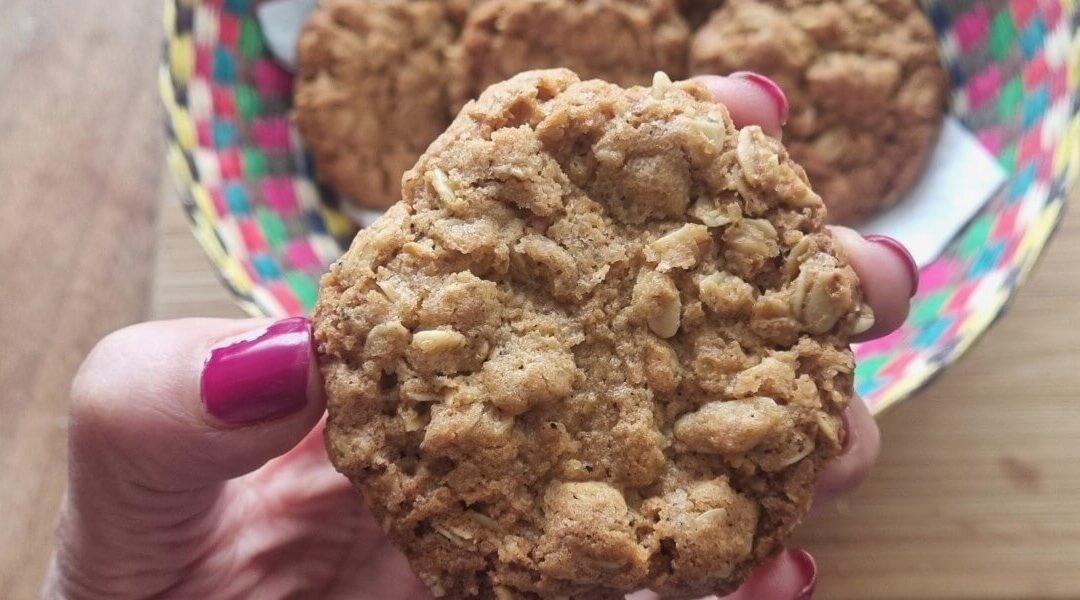 GALLETAS VEGANAS PROTEICAS DE AVENA SIN GLUTEN