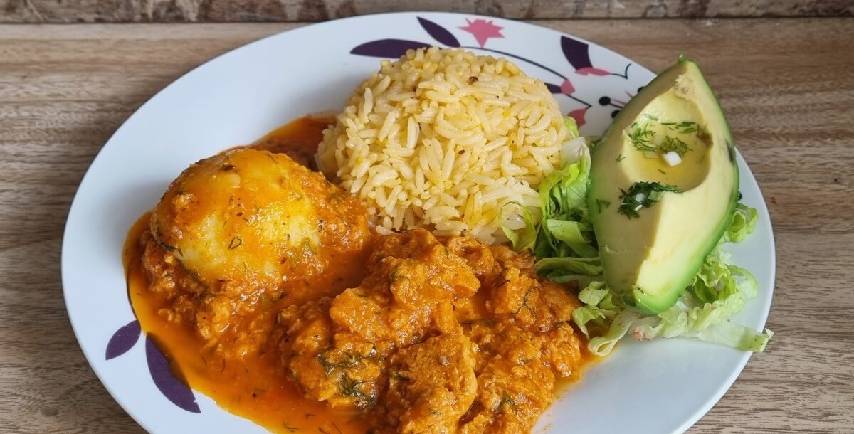 Receta ecuatoriana de Seco de Chivo con Naranjilla vegano