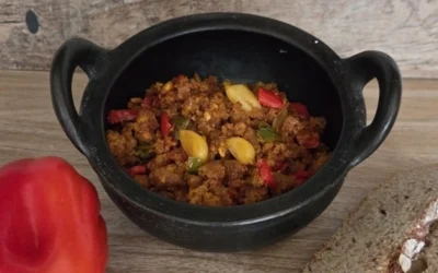 Migas pastoriles veganas de Extremadura