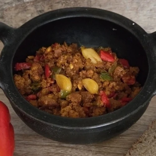 Migas pastoriles veganas de Extremadura - Receta tradicional